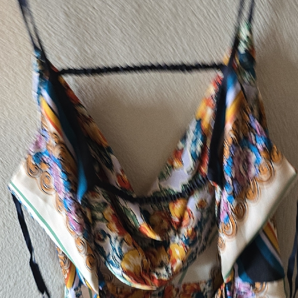Anthropologie Multicolor Floral Camisole - Picture 5 of 6